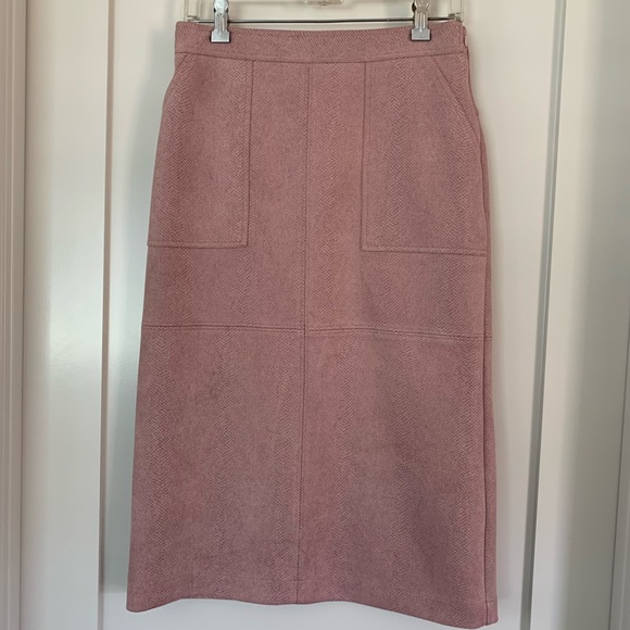 Pink Clarisa Pencil Skirt - Picture 2 of 5